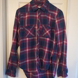 A&F Super Soft Plaid Flannel Shirt